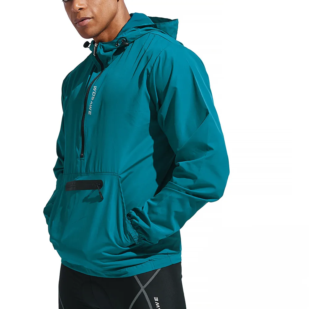 Мужская водонепроницаемая ветровка с капюшоном для горных велосипедов