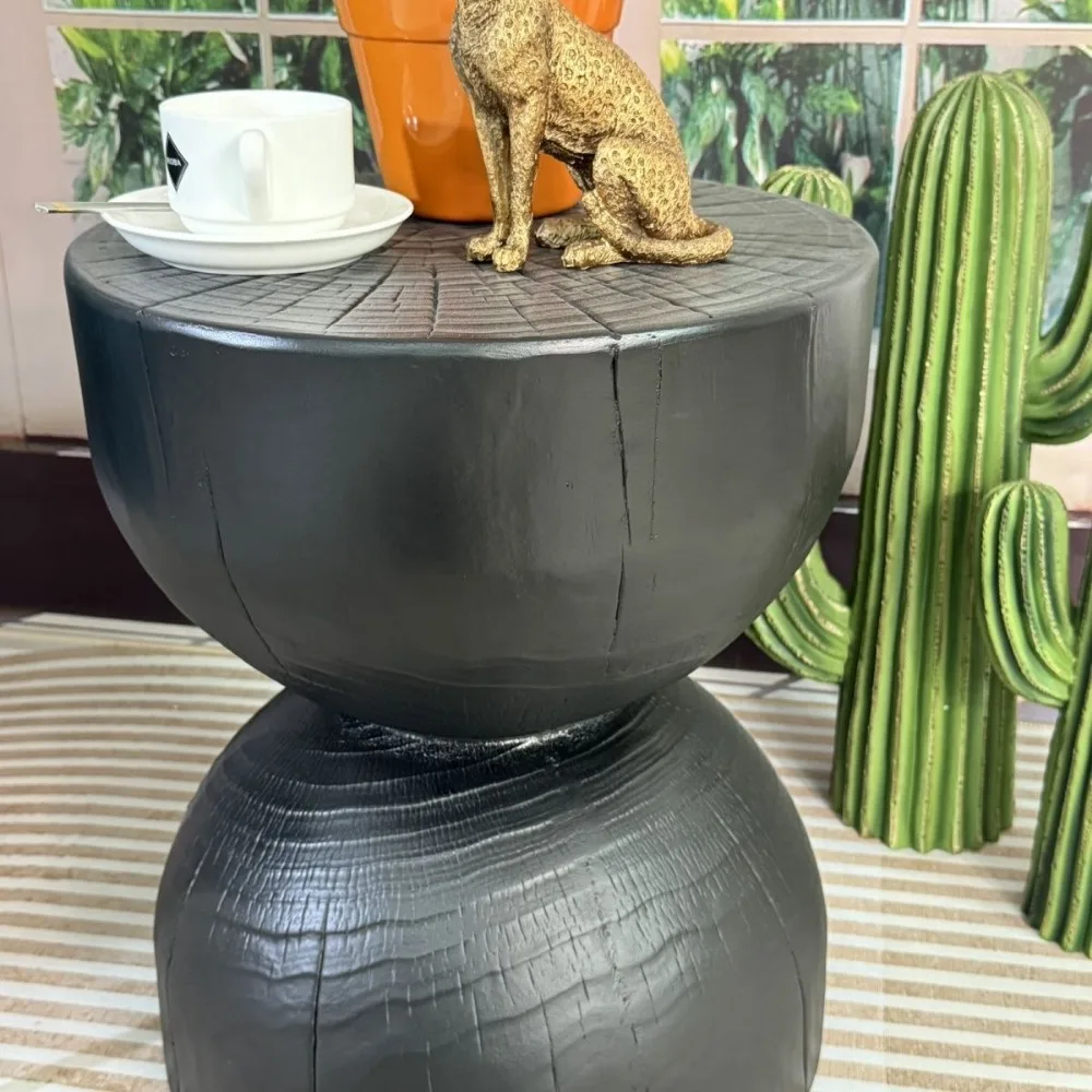 Кофейный столик в европейском стиле с имитацией массива древесины на древесном