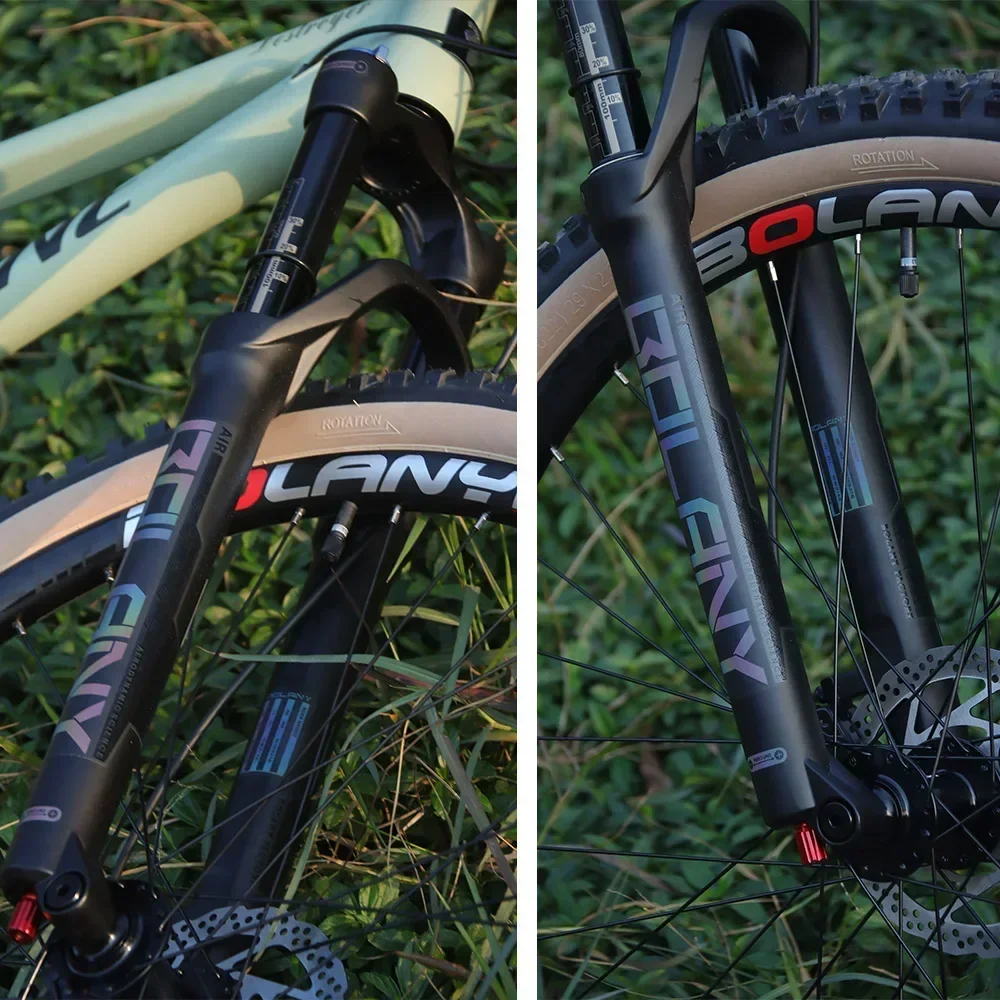 Воздушная подвеска Bolany 29 mtb 27 5/29 дюймов Велосипедная вилка регулировка отскока