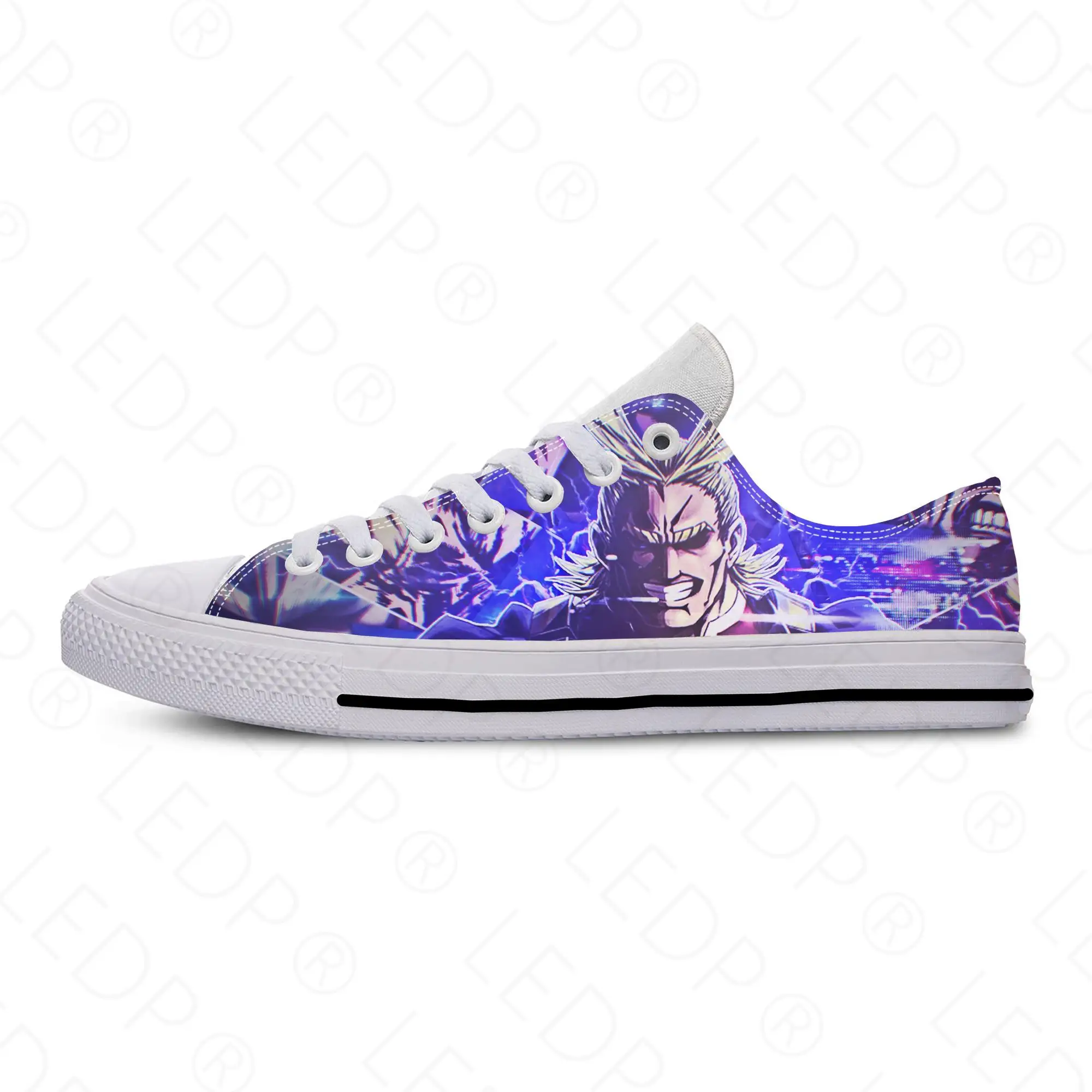 

Кроссовки мужские/женские из ткани с низким верхом, легкие дышащие кеды с японским Аниме Манга, моя геройская академия, повседневная обувь с 3D принтом