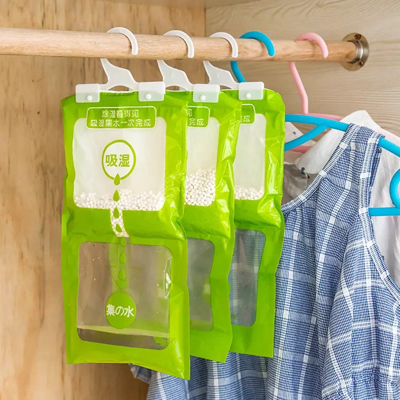 

10PCS Hanging Hanging Moisture Bag Closet Cabinet Wardrobe Dehumidifier Drying Agent Hygroscopic Anti-Mold Desiccant Bags Hot