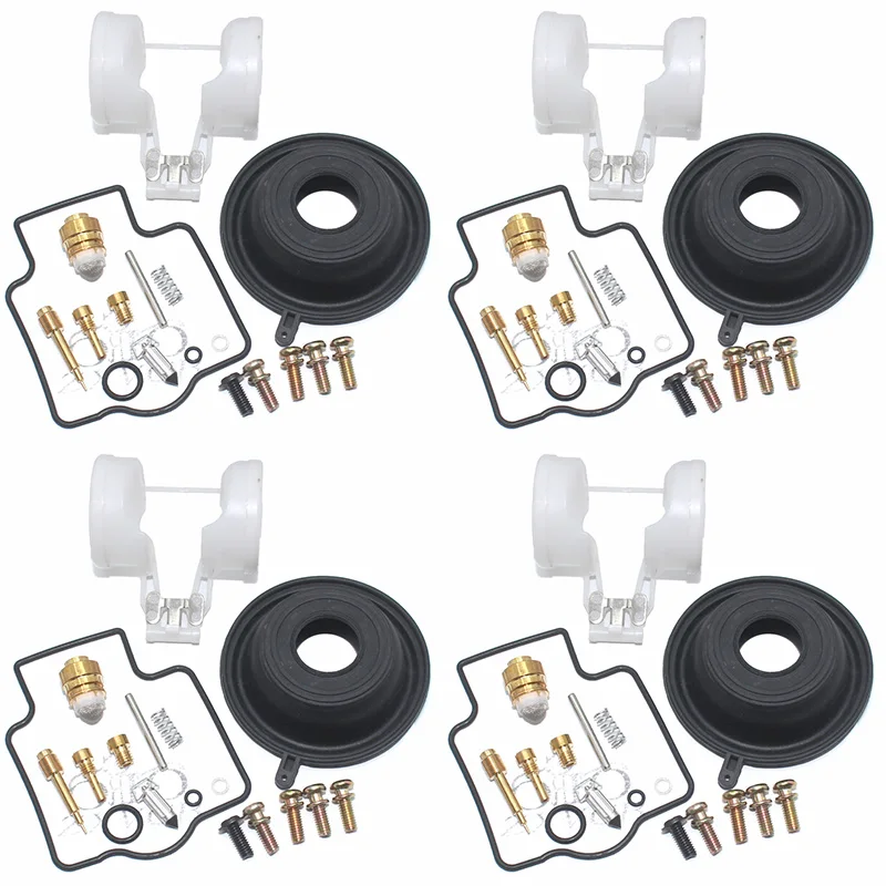 4set for ZXR400 1991-1999 ZXR 400 Motorcycle carburetor repair kit float vacuum diaphragm |