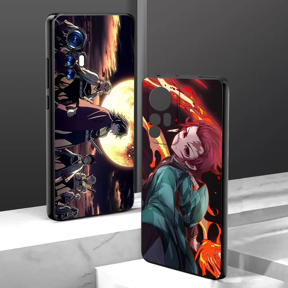 

Anime Demon Slayer Case for Xiaomi Mi 11 11T 12 10 Pro 9T 10T A3 9 Lite SE Ultra Poco X3 NFC M3 Note 10 Protection Shell