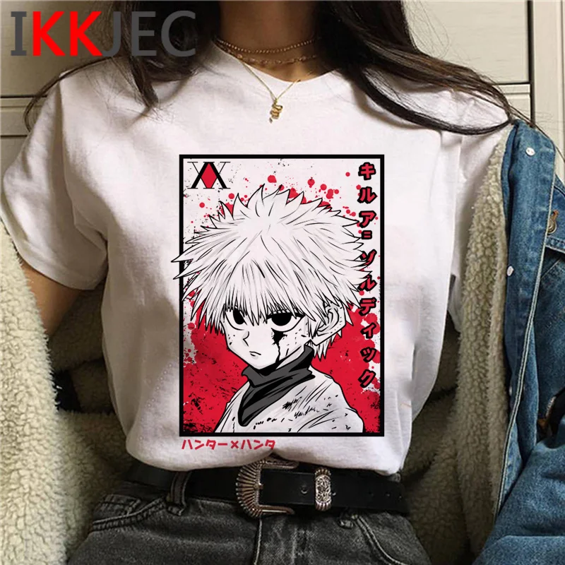 

Винтажная Мужская футболка Hunter x Hunter Kurapika Killua Zoldyck, 2020