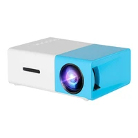led projector portable home cinema media player equipment us plug sky blue