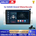 Автомагнитола 2 Din, Android 10, для Suzuki Grand Vitara 3 2005-2015, эскудо, радио, аудио, GPS, стерео, мультимедийный плеер BT, Wi-Fi, USB