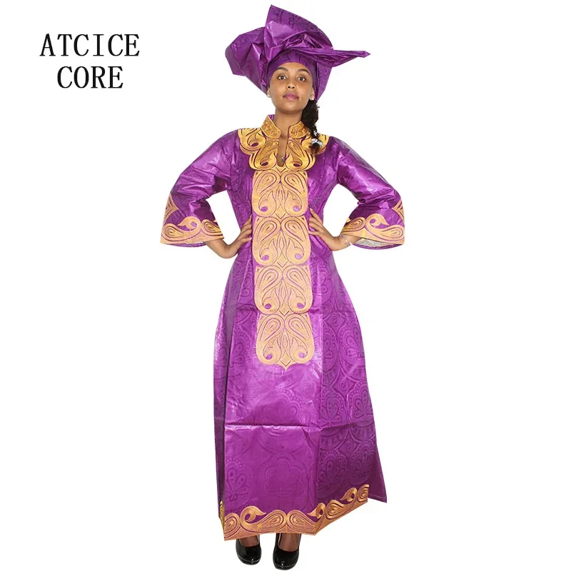 

African Dresses For Women Dashiki African Bazin Riche Embroidery Design Clothing Fashion Dress
