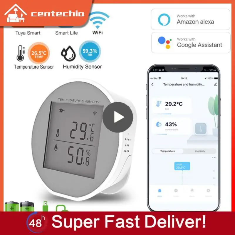 

Infrared Remote Control With Temperature And Humidity For Air Conditioner Indoor Hygrometer Lcd Temperature Sensor Tuya Smart