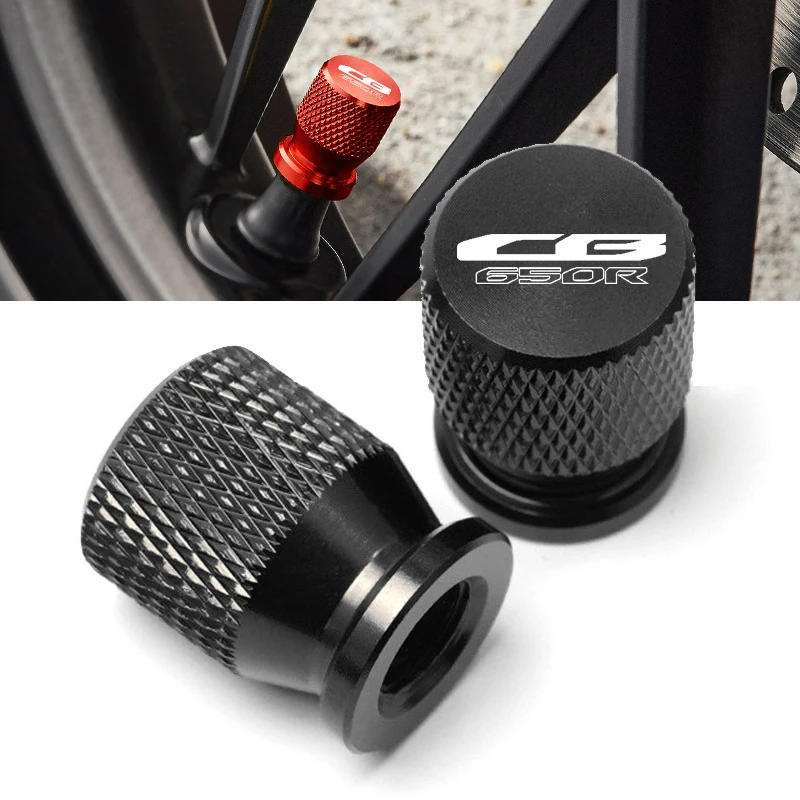 

For Honda CB 650R CBR 650R CB650R CBR650R 2018 2019 2020 Motorcycle CNC Accessorie Wheel Tire Valve Stem Caps Airtight Cover