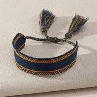 fashion charm braided tassel bracelets for women men aesthetic handmade adjustable bracelet female friendship bangle jewelry