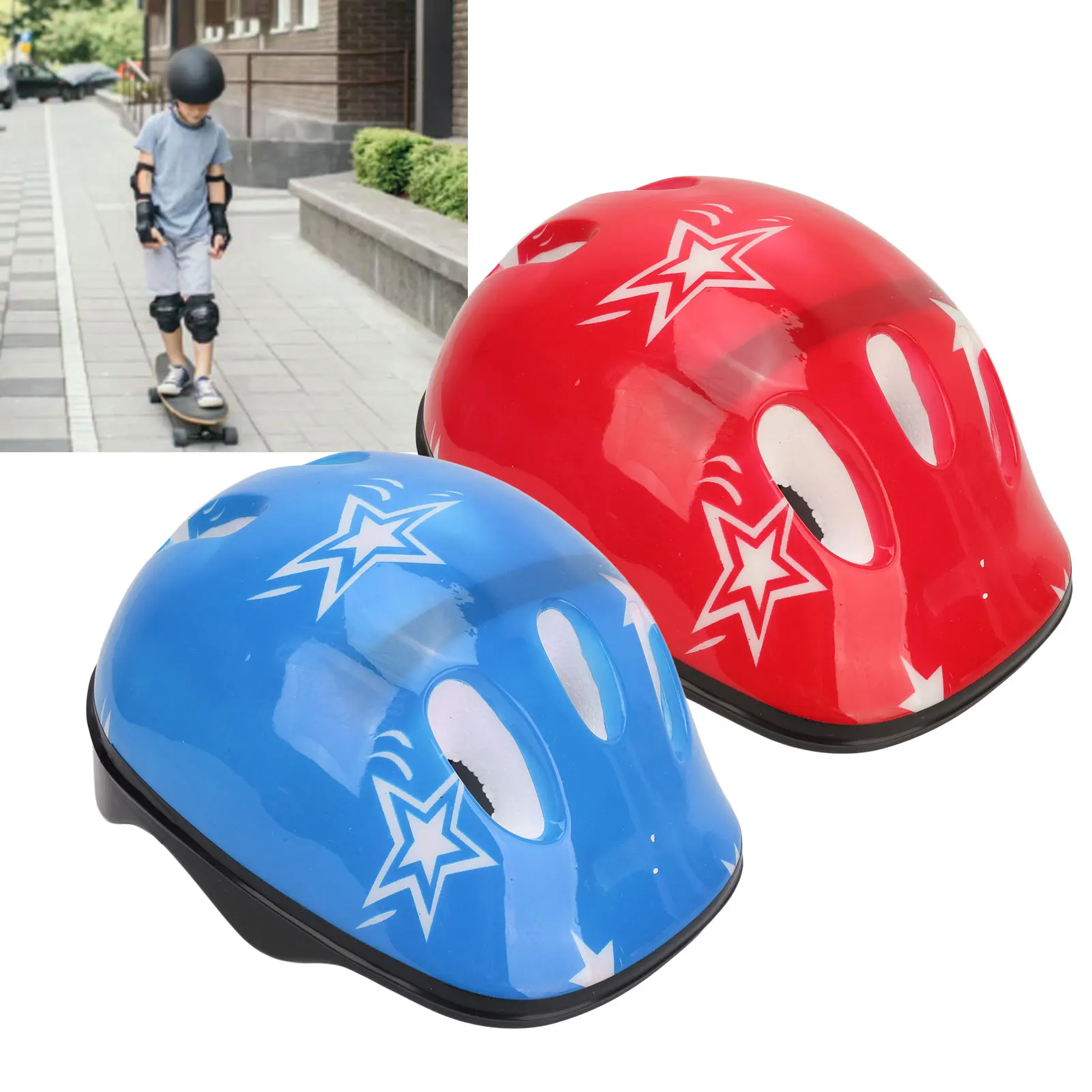 Регулируемый детский шлем велосипедный для скейтборда детей легкий