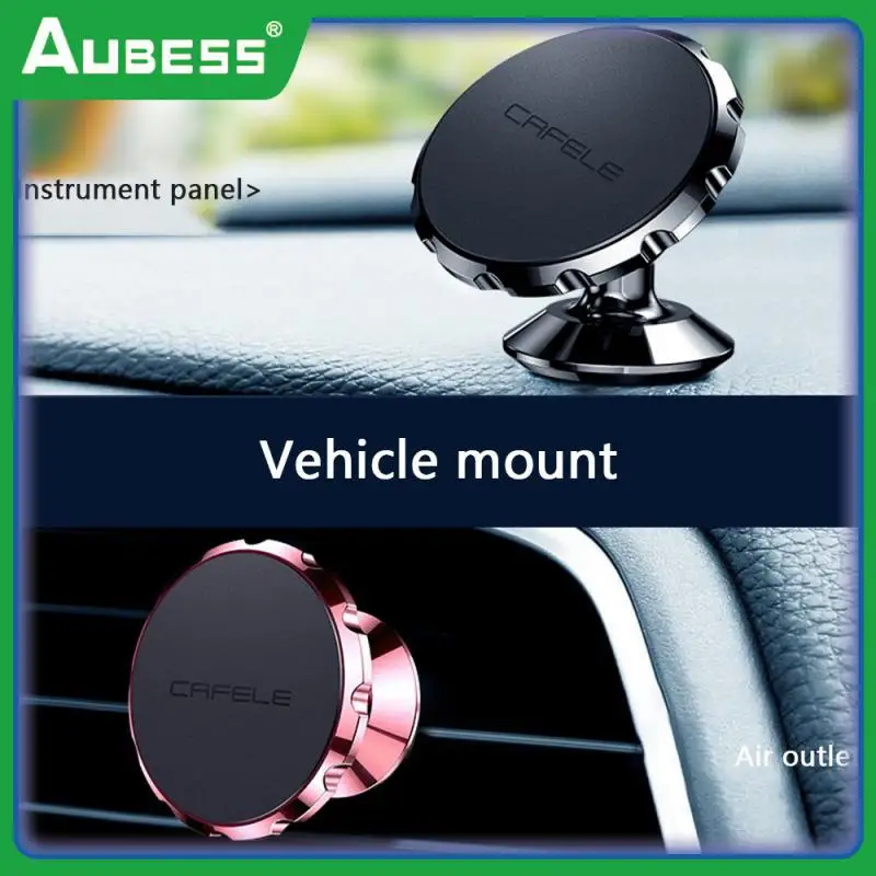 

Safe And Fast Magnetic Attraction Aluminum Alloy Car Air Outlet Rotating Bracket Automatic Adsorption Exquisite Universal Stable
