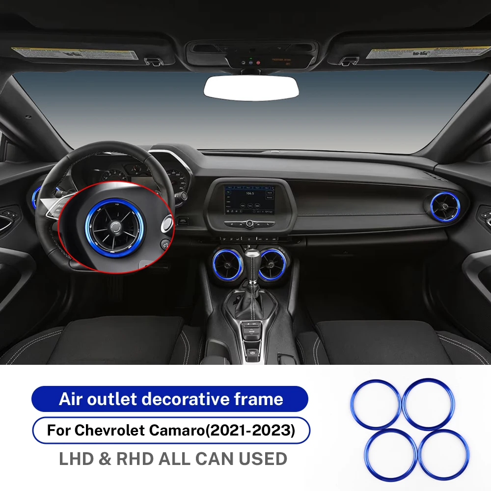 

4 шт., автомобильные кольца для Chevrolet Camaro 2021 2022 2023