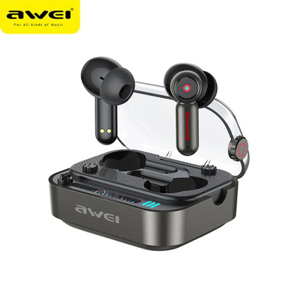 

Wireless Earbuds Bluetooth 5.3 Earphones TWS LED Lights Headphones With Microphone HiFi Stereo DNS Noise reduction Headset T58