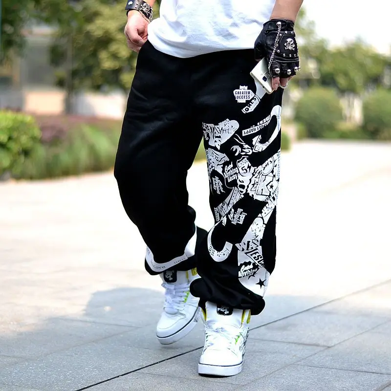 

Men's Sportswear Running Fitness Clothes Male Straight Pant Mens Hip Hop Jogging Loose Pants Casual Sweatpant Streetwear Fashion