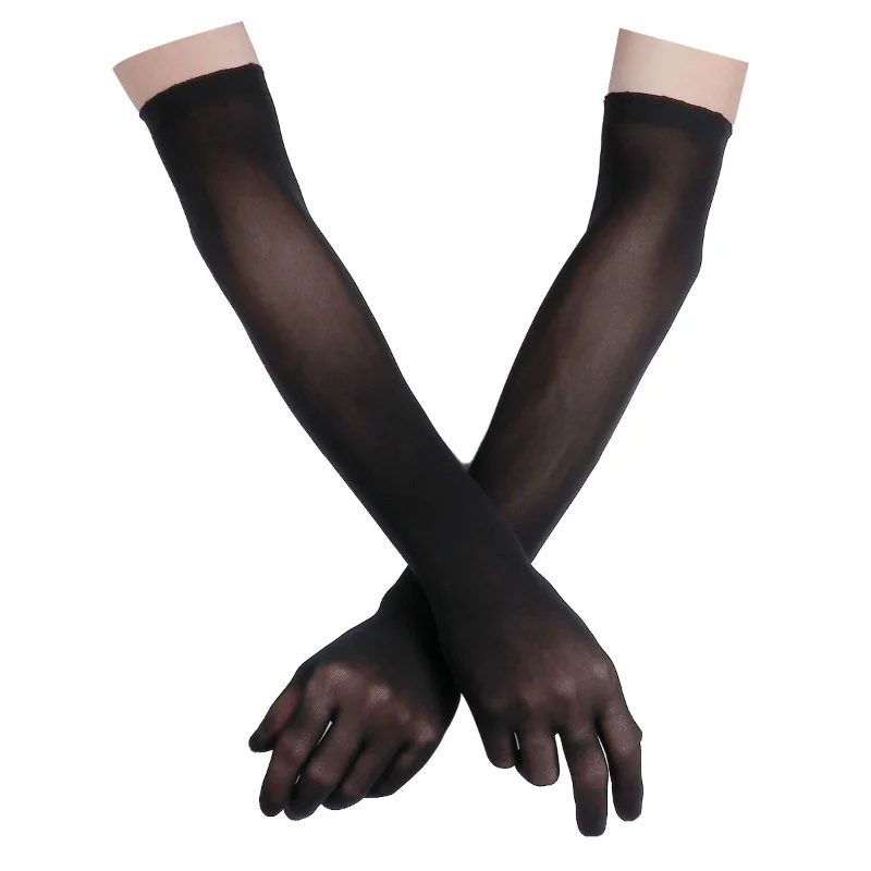 

New Ice Silk Sunscreen Gloves Traceless Sleeves