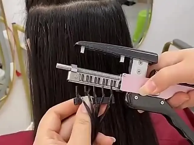 

Новинка, оптовая продажа, инструменты для наращивания волос 6D, машина для наращивания волос 6d для наращивания человеческих волос 6D