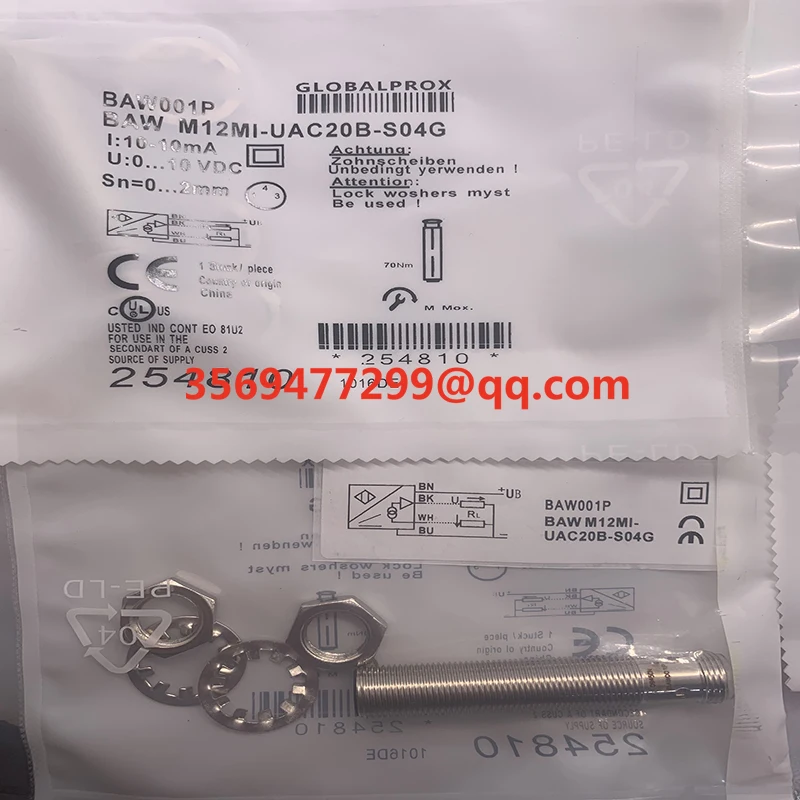 бесконтактный переключатель BAW004C BAW M12MI-UAC35C-S04G Совершенно новый датчик