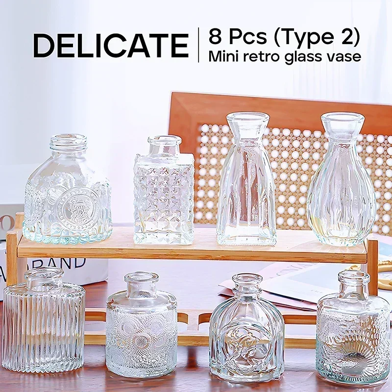 

Стеклянная ваза Nordic embossed