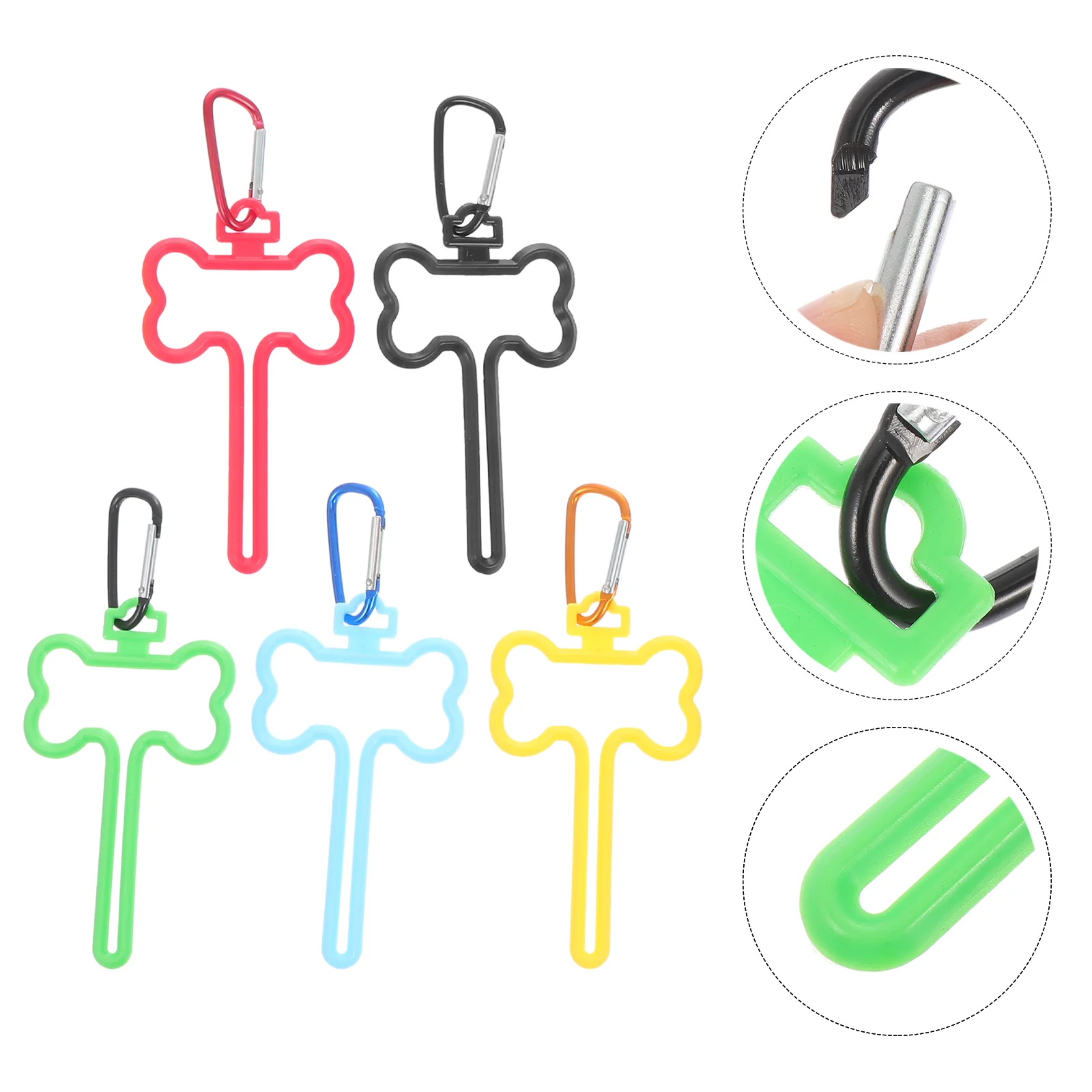 

Dog Waste Poop Holder Pet Leash Dispenser Clip Carrier Holders Garbage Hands Free Supplies Clips Treat Pouch Travel Pickup Puppy