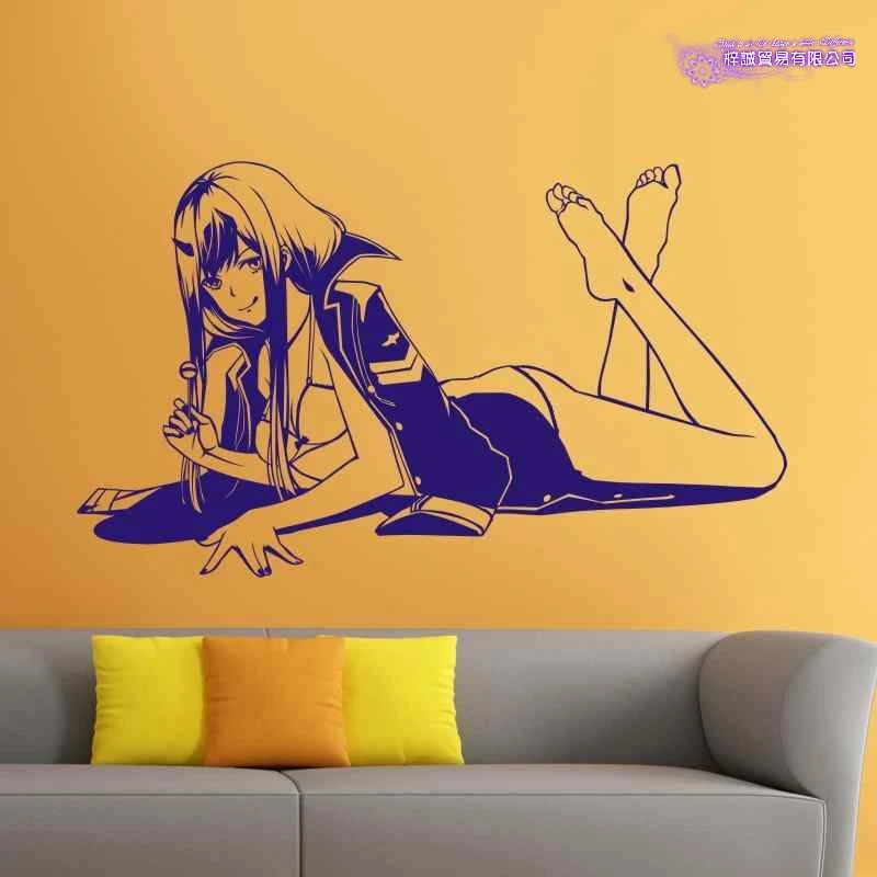 DARLING in the FRANXX Наклейка на стену автомобиля 002 виниловый декор украшение для дома
