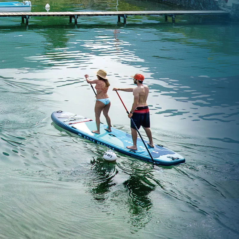 Доска для серфинга на 2 человека большой размер sup paddle debout