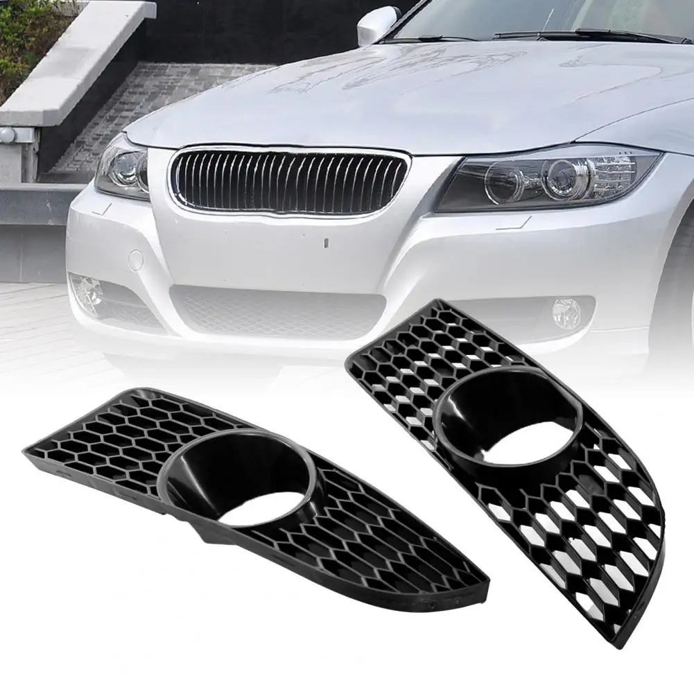 

1 Pair Exquisite Fog Lamp Cover Perfect Match ABS Fog Light Frame M3 Style Fog Light Trim Bezel Fog Lamp Cover