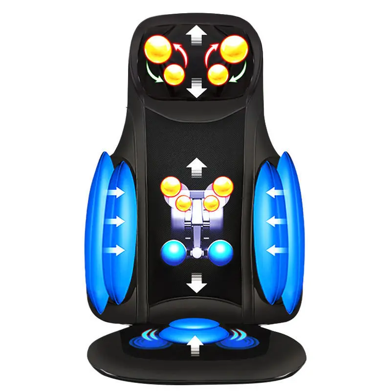 

Вибрирующая Подушка на стул, тайская модель, компрессионная, с открытой спинкой, массажер для акупрессуры