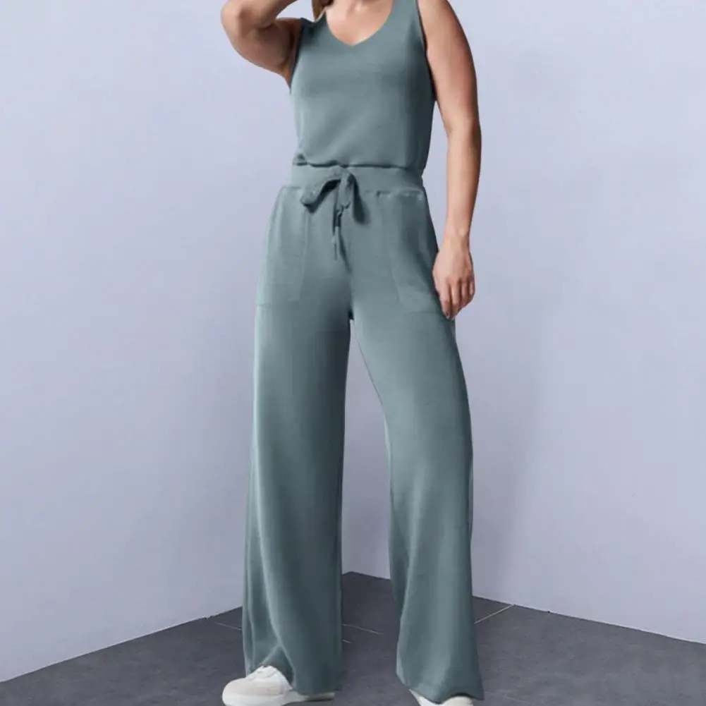 

Модный Рабочий комбинезон, свободный женский комбинезон, прямой с широкими штанинами, летний Повседневный крутой комбинезон с эластичным п...