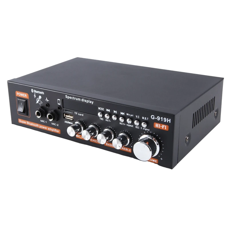 1 PCS G-919H 1000W Power Amplifier Audio Digital Universal