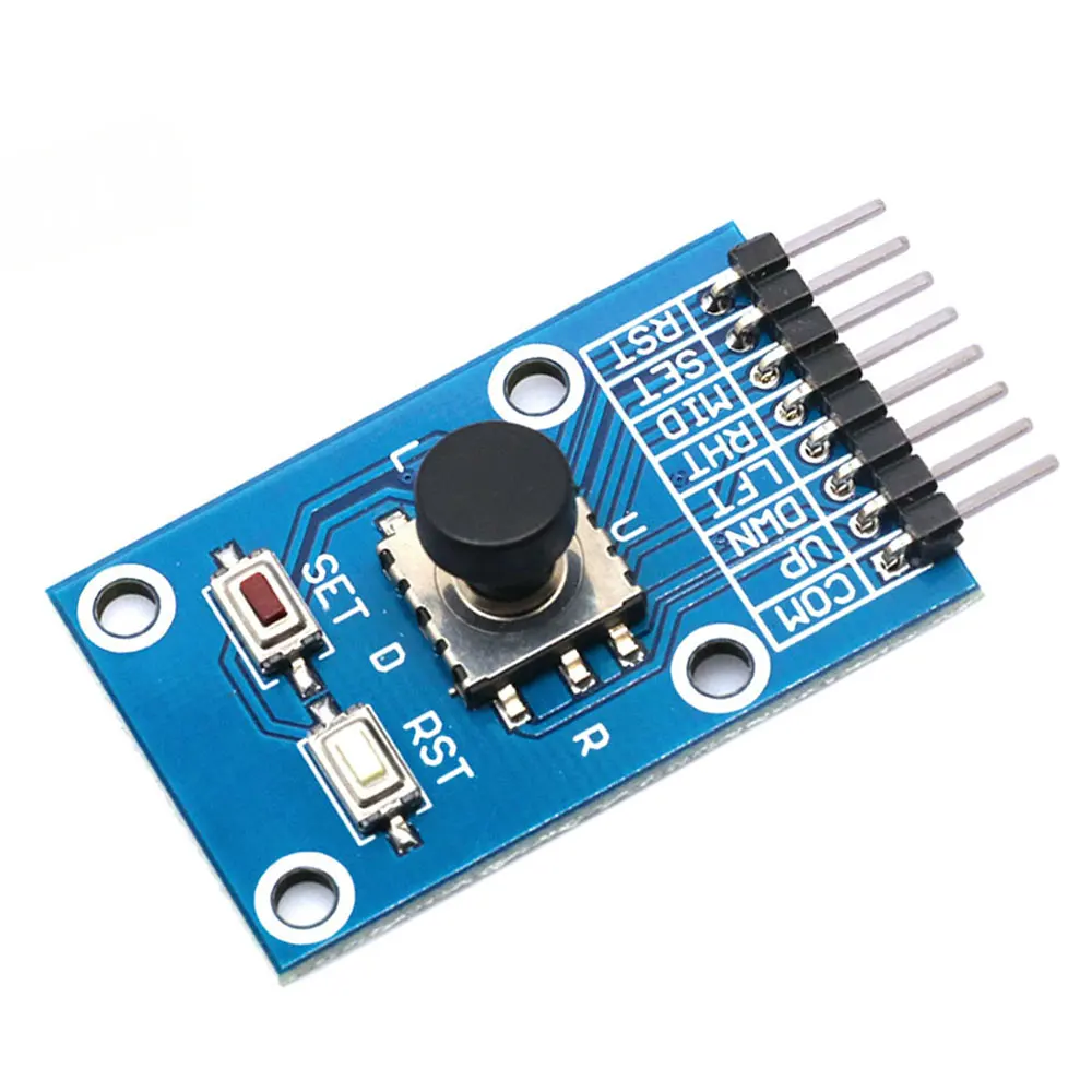 Фото Пятинаправленный модуль навигационной кнопки для MCU AVR Game 5D Rocker Joystick, независимая клавиатура для модуля джойстика Arduino №3