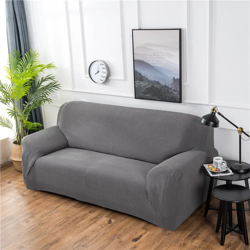 

Universal knitted thick sofa suit single double three -person sofa set full covered full sofa cushion