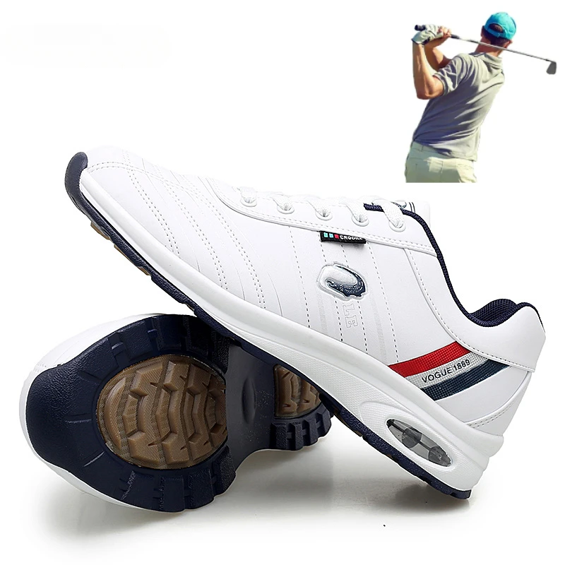 

New Cushion Golf Shoes for Man Waterproof eather Sport Shoes Athletics Golf Shoes Comfort Grand Walking Sneakers Men's Golf Shoe