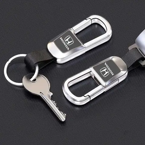 Автомобильный брелок из сплава, брелок с защитой от потери, подвеска для Honda Mugen Jade Civic City Odyssey Crosstour Insight Accord CRV Elysion Pilot