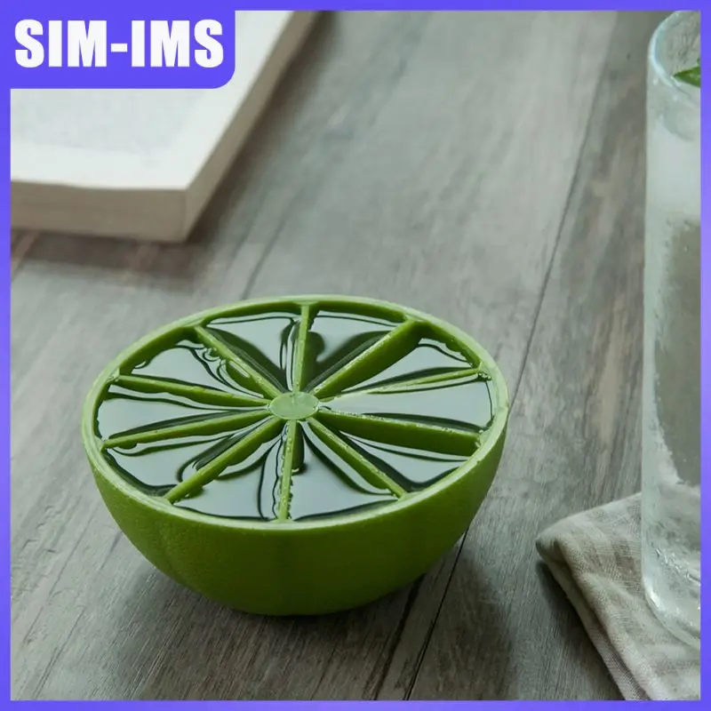 

Creative Reusable Lemon Shape 10 Grids Ice Mold Tray Maker Popsicle Molds Ice Cream Tools Household Practical