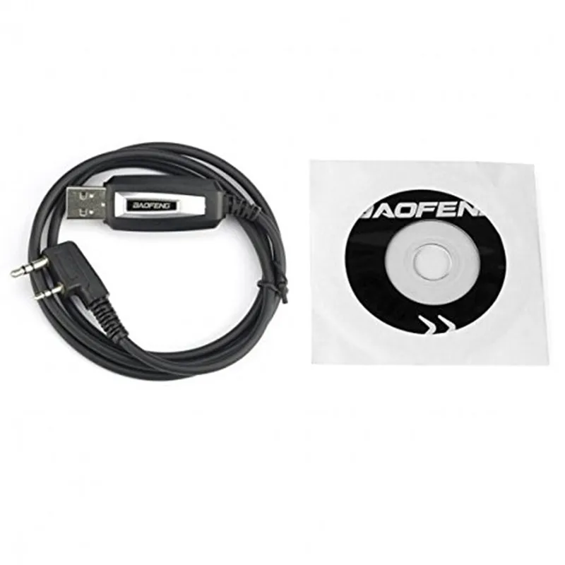

Original For Baofeng 2 Pins Plug USB Programming Cable for Walkie Talkie for UV-5R serise BF-888S Kenwood Radio Walkie Talkie