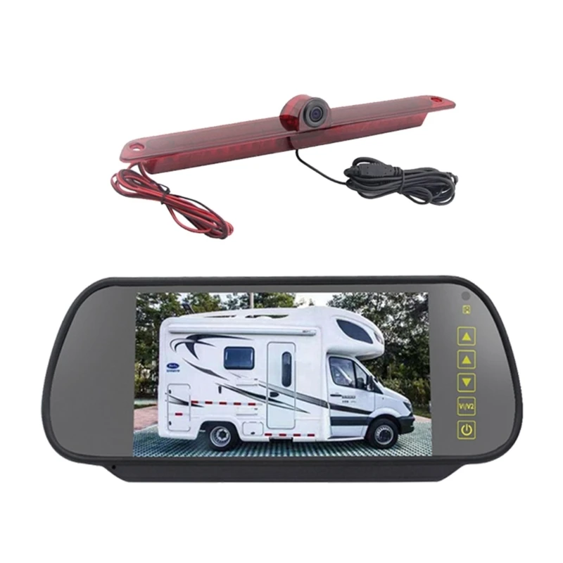 

Совместимость с камерой ночного видения SprinterCrafter, парковочной камерой заднего вида, стоп-сигналом, 7-дюймовым монитором