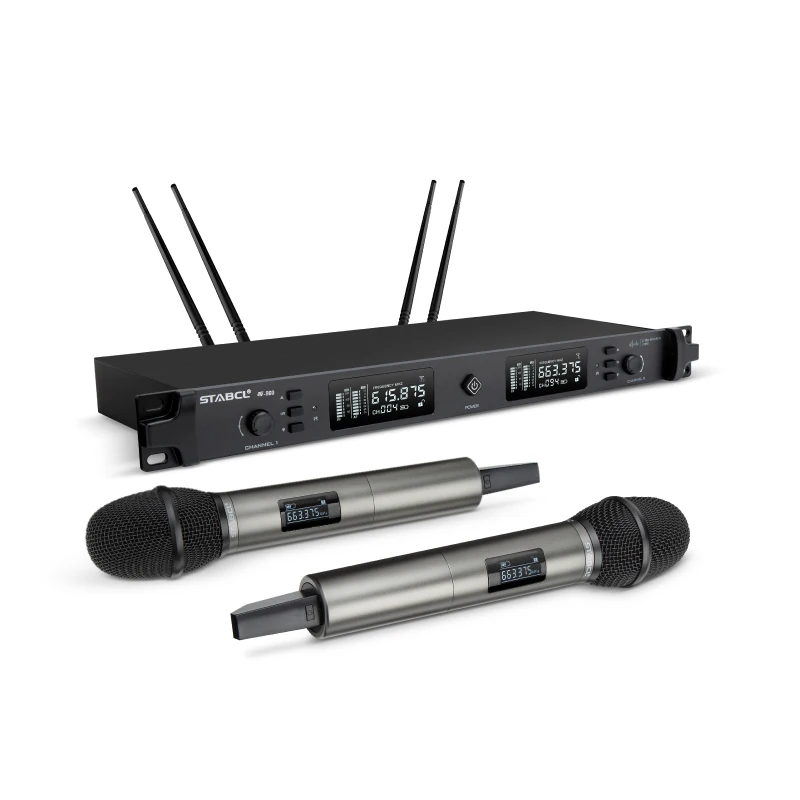 

True diversity professional wireless microphone, the maximum use distance of 500 meters,suitable for other outdoor places