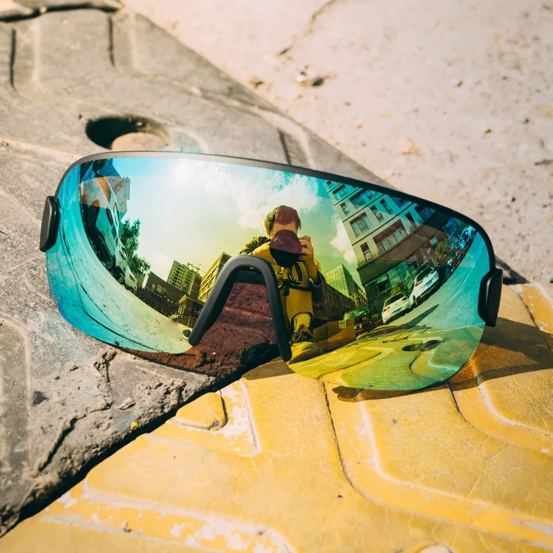 

POC AIM New Style Coatings Glasses for Riding UV400 Bicycle Goggles Mountain Climbing Eye-protection Goggles Sun Glasses