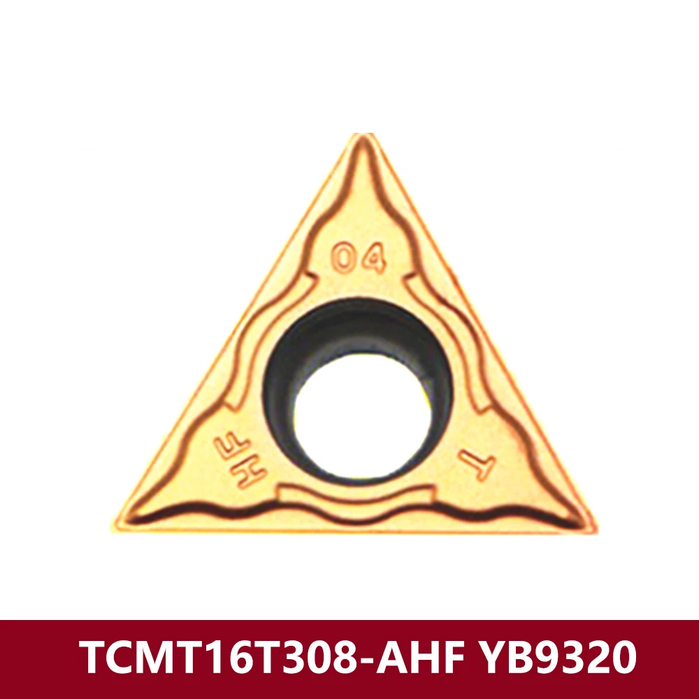 Станок TCMT3(2.5)1-AHF Оригинальный TCMT16T304-AHF YB9320 Твердосплавные вставки Лезвие TCMT 16T304 AHF