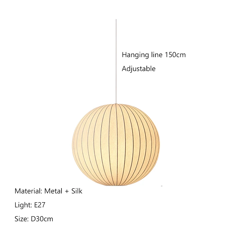 

Шелковая люстра LNLZ D30/40/50/60/80 см