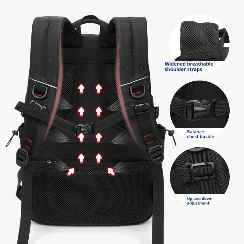 Мужской спортивный нейлоновый рюкзак — многофункциональная повседневная сумка