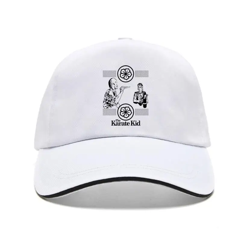 

Karate Kid MenS Snapback Baseball Cap White Chopstick Stamp 1