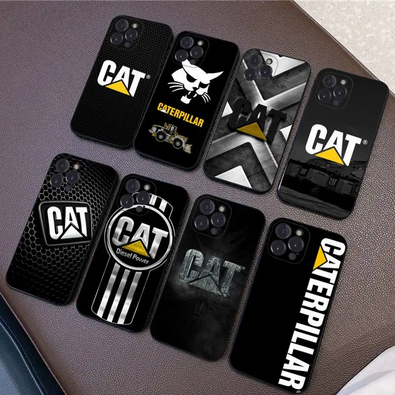 

Caterpillar DOZER Phone Case Silicone Soft for iphone 14 13 12 11 Pro Mini XS MAX 8 7 6 Plus X XS XR Cover