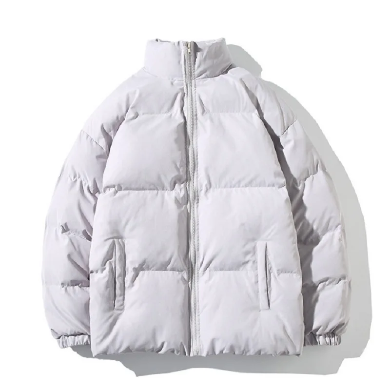 Winter Women's High Street Short Down Jacket Korean Fashion Loose and Versatile Bread Cotton Padded Jacket 2022 New Stand Collar