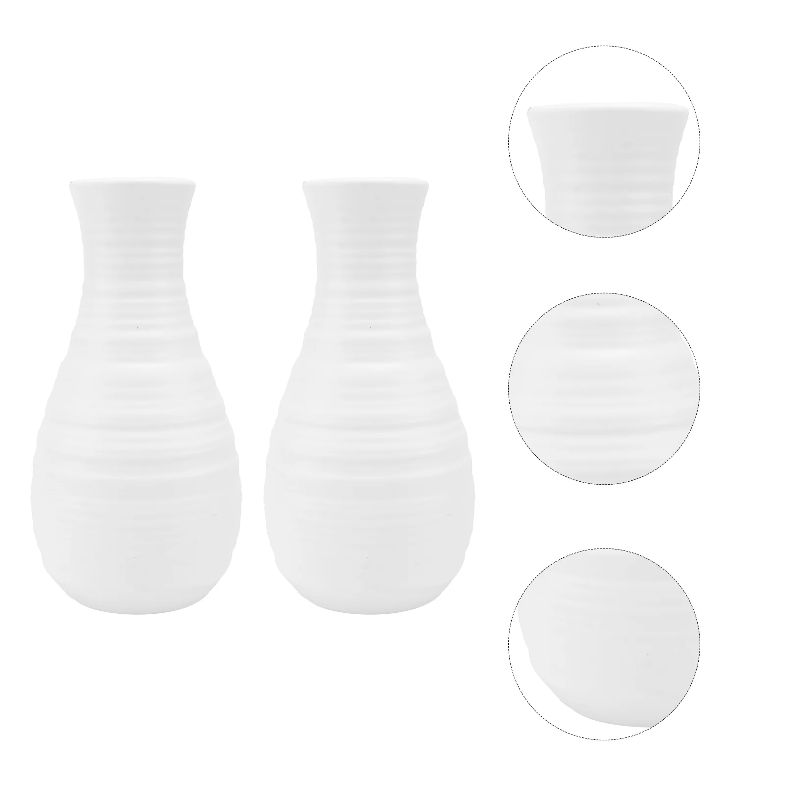 

2 Pcs Farmhouse Table Decor Home Décor Modern Flower Vase Trendy Home Decor Nordic Plastic Vase Vertical Vintage Flower Vase