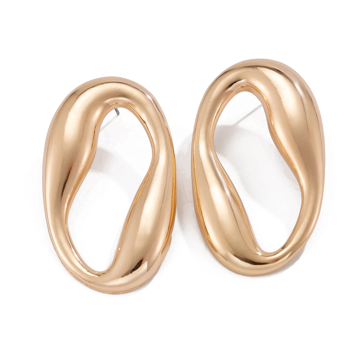 SHIXIN Панк полые эллиптические наушники женские серьги Ушные гвозди