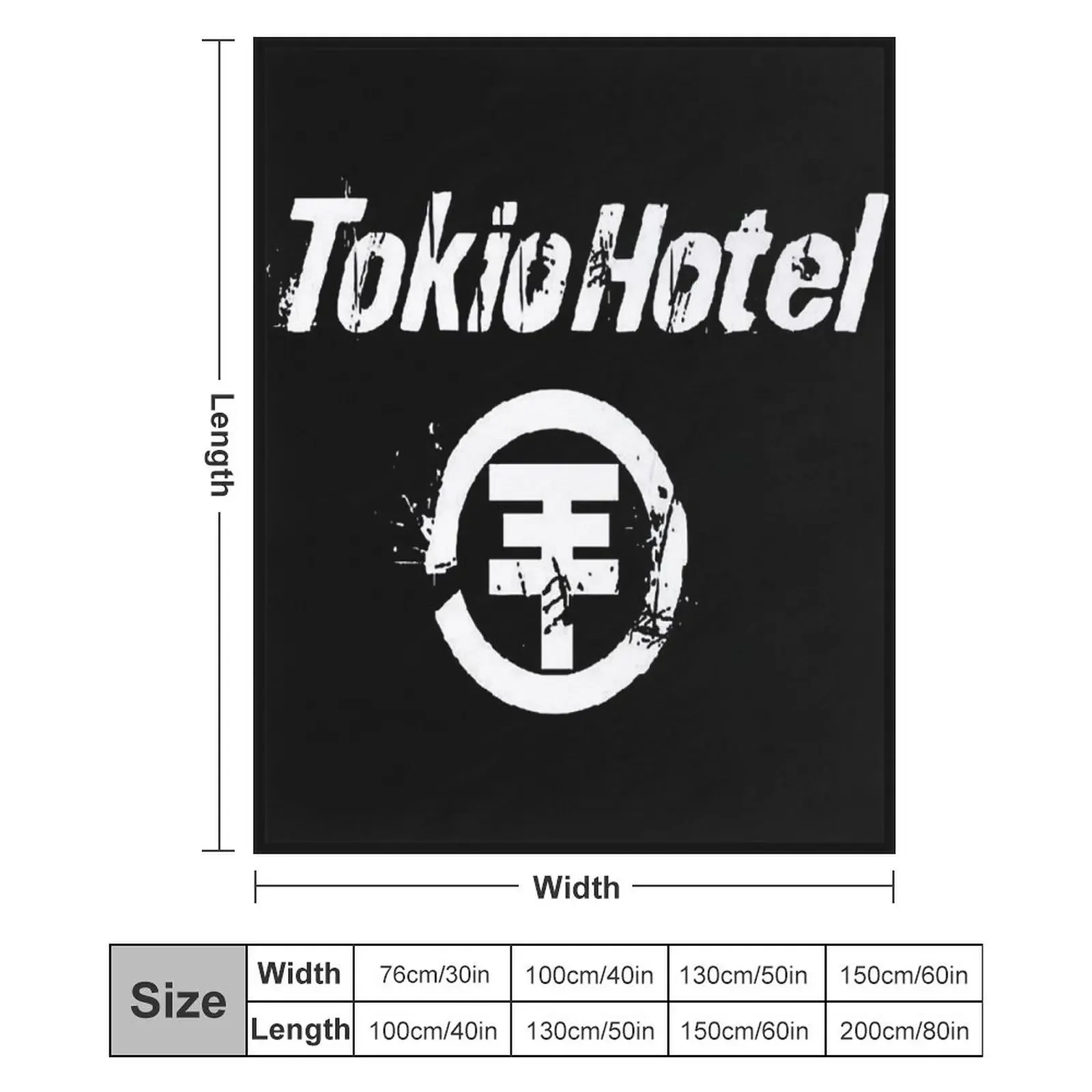 Одеяло TOKIO HOTEL BAND мягкие кровати для дивана тонкие меховые изделия декоративные