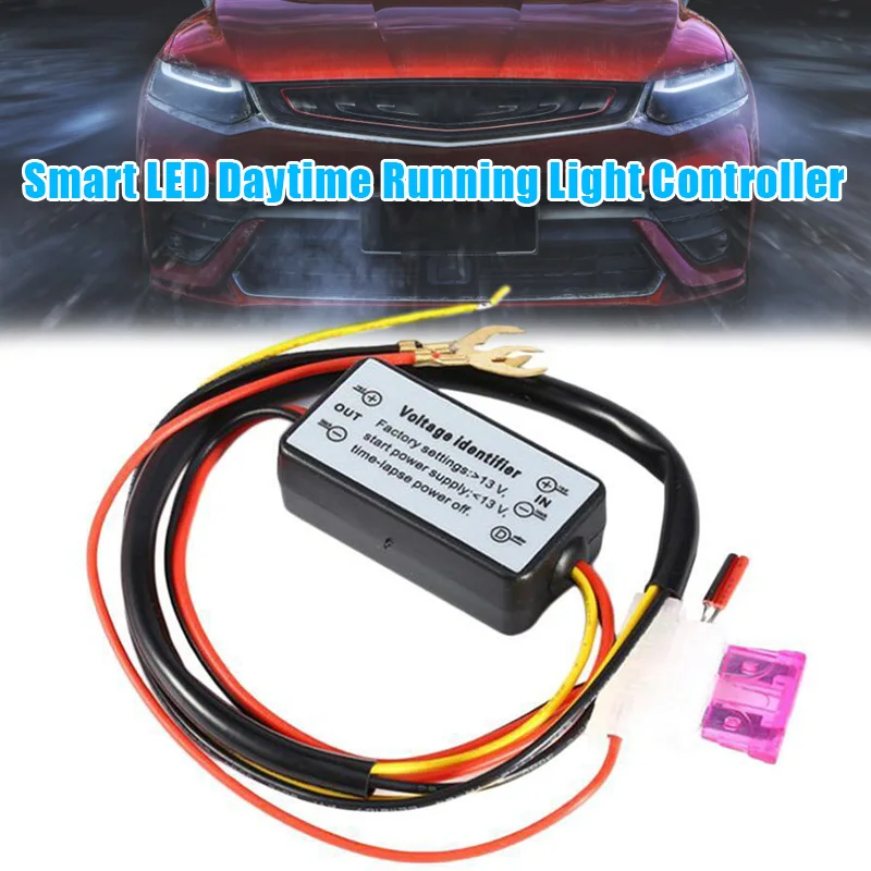 

Автомобильные умные светодиодные дневные ходовые светильник, контроллер задержки автомобильной лампы, контроллер задержки, Стайлинг авто...