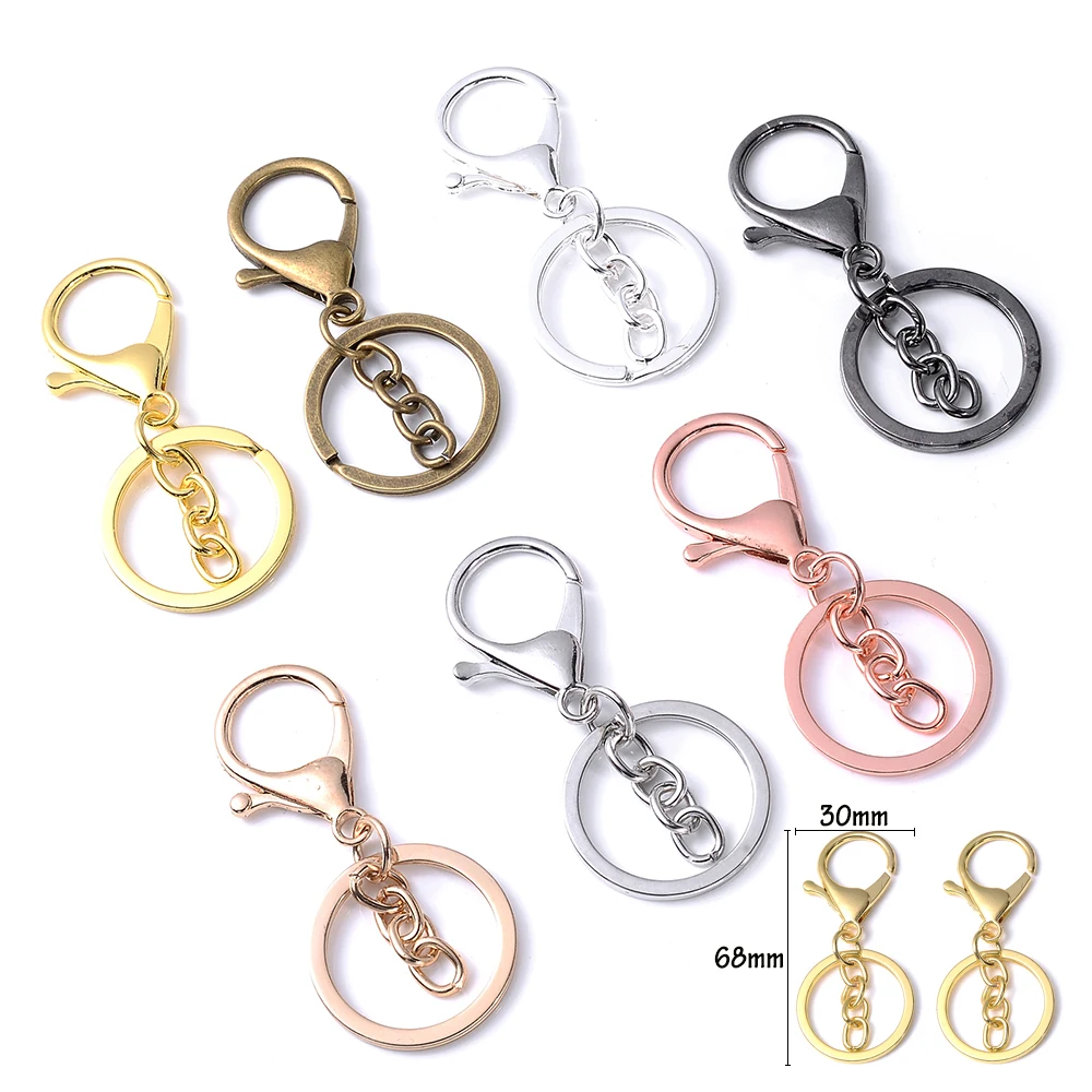 Брелок для ключей с золотым и серебряным покрытием популярные классические